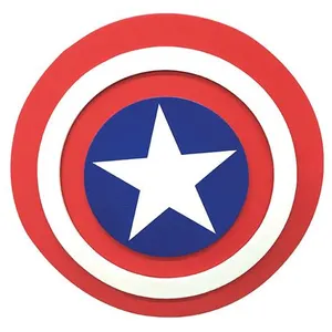 Comparateur de prix : Rubies Costumes Bouclier en mousse - Captain America - Rouge - Enfant - Avengers