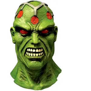 Comparateur de prix : RueDeLaFete Masque Latex Brainiac™ - Superman™ Deluxe