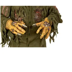 Comparateur de prix : RueDeLaFete Paire De Gants Latex Jason™ (Vendredi 13™) - Adulte
