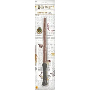 Comparateur de prix : Rubies Costume Co - Baguette Harry Potter Officielle, enfant, H-9704 Taille Unique Multicolore