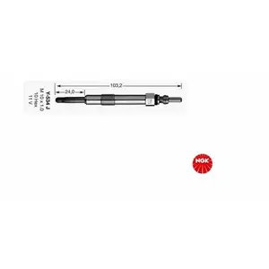 NGK Bougie Prechauffage 3413 pas cher