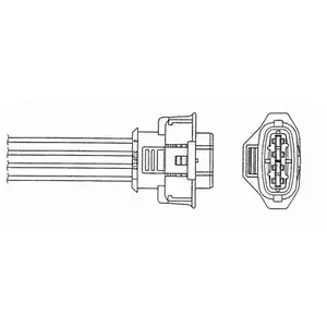NGK - SONDE LAMBDA - OZA334-SZ4 pas cher