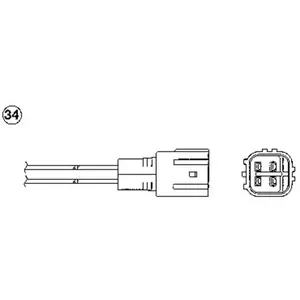 Ntk Sonde Lambda Ngk Référence 1839 pas cher
