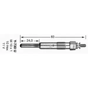 Comparateur de prix : Bougie de préchauffage D-Power Y-730U NGK Y730U