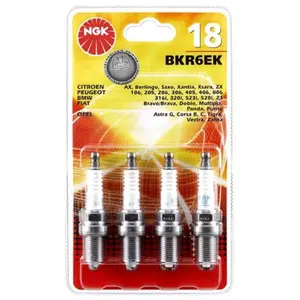 Comparateur de prix : 4 Bougies D'allumage Multi-électrodes Ngk Bkr6ek