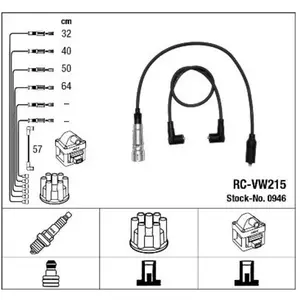 Comparateur de prix : Kit de câbles d'allumage NGK, par ex. pour VW, Seat
