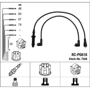 Comparateur de prix : NGK Jeu de câble d'allumage pour PEUGEOT: 104 & CITROËN: C15, LN (Ref: 7294)