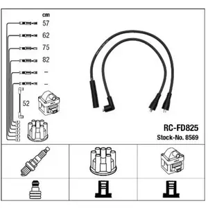 Comparateur de prix : Kit de câbles d'allumage NGK, par ex. pour Ford, Lotus, Isuzu, Ford Otosan