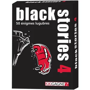 Iello Jeu de réflexion Kikigagne Black Stories 4 pas cher