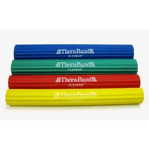 Theraband Barre en caoutchouc Thera-Band FlexBar couleur rouge dureté faible pas cher