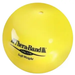 Theraband Balle-poids Thera-Band Soft Weight 1 kg. couleur jaune pas cher