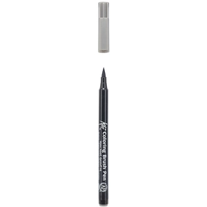 Comparateur de prix : Stylo pinceau - SAKURA - Koi Coloring Brush - Gris froid foncé - Flexible - Nylon