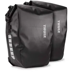 Comparateur de prix : Paire de sacoches de porte bagages thule shield pannier 25l noir