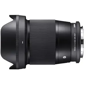 Comparateur de prix : Sigma 16 mm F1.4 DC DN SLR Téléobjectif zoom Noir