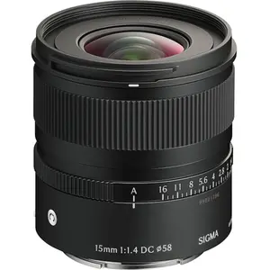 Comparateur de prix : Sigma 15mm f/1.4 DC Contemporary monture Fujifilm X