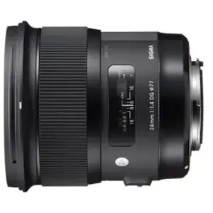 Sigma 24mm f/1.4 DG HSM Art MILC Objectif large Noir pas cher
