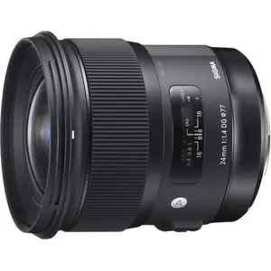 Sigma A 24 mm F1.4 DG HSM 77 mm Objectif (adapté à Canon EF) noir pas cher