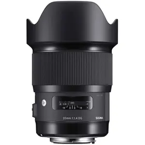 Comparateur de prix : Sigma 20mm / f 1.4 DG HSM art Sony FE MILC/SLR Objectif large Noir