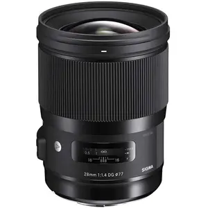 Comparateur de prix : Sigma 28mm f/1.4 DG HSM Art MILC Objectif standard Noir