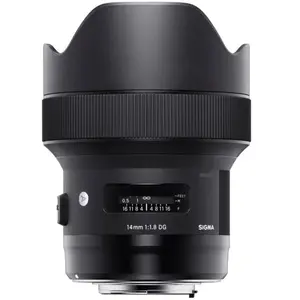 Comparateur de prix : Sigma 14mm / f 1.8 DG HSM art Sony FE MILC/SLR Objectif large Noir