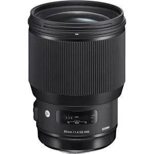 Objectif hybride Sigma 85 mm f/1.4 DG HSM Art Noir Monture Sony FE pas cher