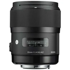 Objectif hybride Sigma 35 mm f/1.4 DG HSM Art Noir Monture Sony FE pas cher