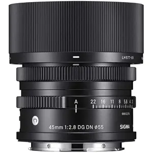 Comparateur de prix : Objectif hybride Sigma 45mm f/2.8 DG DN Contemporary noir pour Sony FE