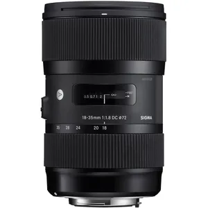 Comparateur de prix : Sigma 18-35mm F1.8 DC HSM SLR Objectif zoom standard Noir