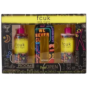 Fcuk Late Night - French Connection Coffret Cadeau 100 ml pas cher