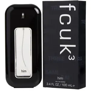 Fcuk 3 - French Connection Eau De Toilette Spray 100 ML pas cher