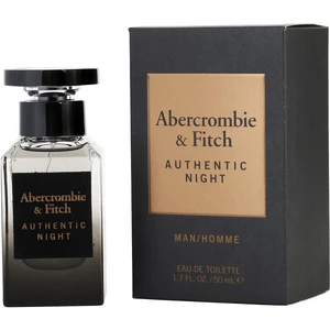Comparateur de prix : Abercrombie & Fitch Authentic Night Men Eau de Toilette pour homme 50 ml