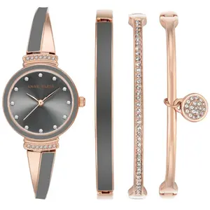 Anne Klein Montre femme Promo Box Set AK-2716GYST pas cher