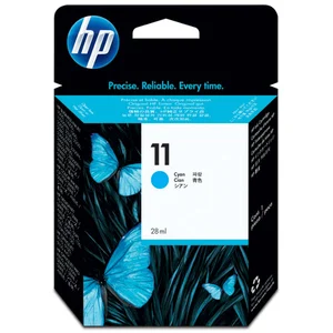 Hp hp encre hp 11 (c4836ae) pour hp, contenu: 28 ml, cyan noir pas cher
