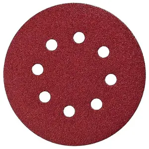 Comparateur de prix : 10 disques abrasifs MAKITA Ø 125 mm Red Auto-agrippant avec 8 trous