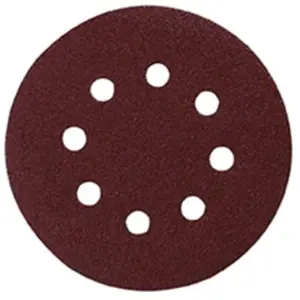 Comparateur de prix : 10 disques abrasifs MAKITA Ø 125 mm Red Auto-agrippant avec 8 trous TU