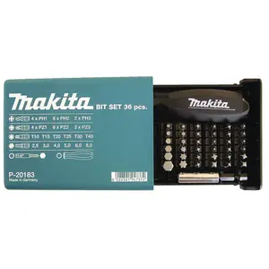 Comparateur de prix : Makita P-20183 Jeu De 36 Embouts Pour Visseuse