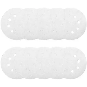 Comparateur de prix : 10 Disques abrasifs MAKITA Ø 125 mm White Auto-agrippant avec 8 trous