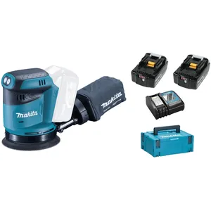 Comparateur de prix : Makita DBO180RMJ Ponceuse excentrique 125 mm à batteries 18 V