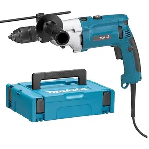 Perceuse à percussion 1010W + coffret Makpac 1 - MAKITA - HP2071FJ TU pas cher
