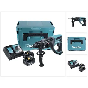 Perfo-burineur MAKITA DHR202RMJ SDS-Plus 18V Li-Ion (2x4Ah) Ø 20 mm pas cher