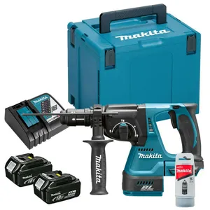 Perfo-burineur 18V lxt SDS-Plus 2J (2x4.0 Ah) en makpac Makita DHR243RMJ pas cher