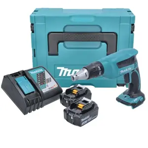Makita Visseuse plaque de plâtre sans fil - 18 V Li-Ion 3 Ah - 1,5 kg TU pas cher