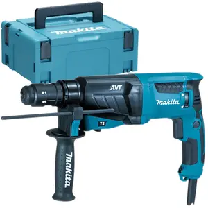 Makita HR2631FTJ Marteau combiné pour SDS-PLUS 26 mm 800 W dans MAKPAC pas cher