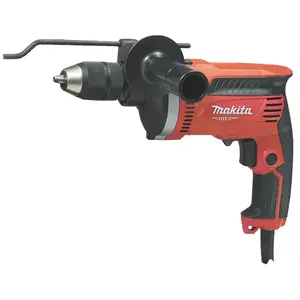 Makita Perceuse à percussion filaire rouge - 710 W - Ø 13 mm - 2 kg pas cher