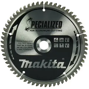 Comparateur de prix : Makita lame de scie SPECIALIZED aluminium - Makita B-33283