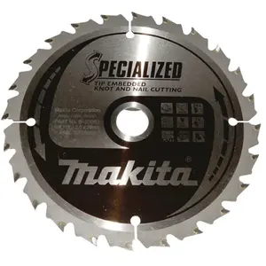Comparateur de prix : Lame carbure - MAKITA - B-33168 - 165 mm - 40 dents - Bois avec clous