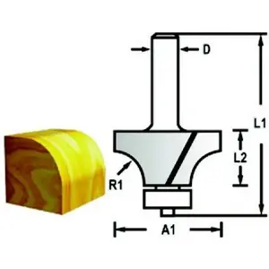 Comparateur de prix : Makita Fraisage des bords ronds de frais de fraisage 6mm