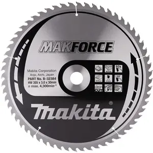 Comparateur de prix : Lames carbure "MakForce", pour bois, pour scies circulaires MAKITA TU