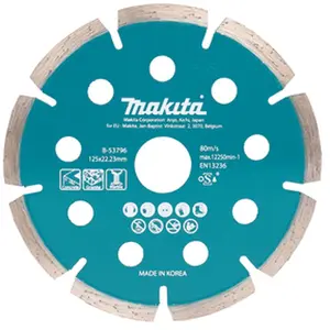 Comparateur de prix : Makita Makita Disque diamant fin pour meuleuse à batterie - B-53796