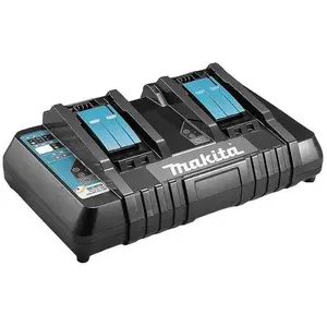 Comparateur de prix : Makita Chargeur double 14,4 à 18V pour batteries Makstar Li-Ion - - 196933-6
